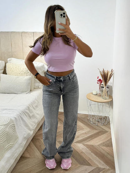 MAISON JEANS GREY STRETCH