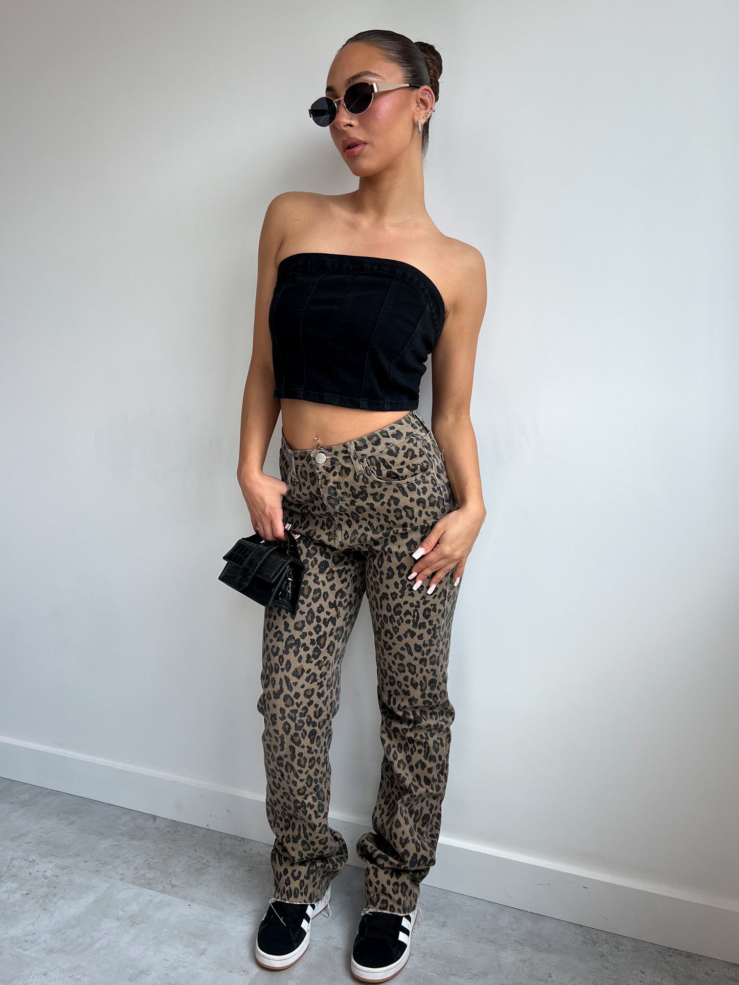 NEW STRETCH LEOPARD TALL JEANS