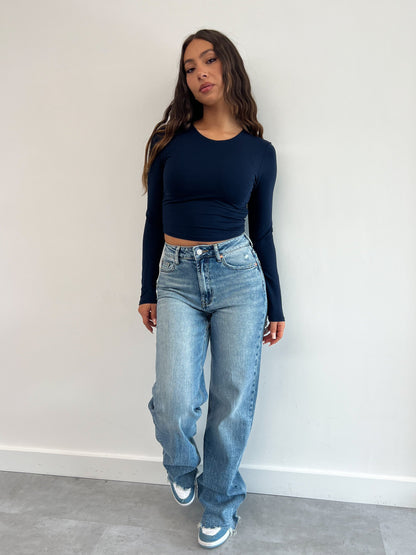 DOUBLE MAISON STRETCH JEANS BLUE