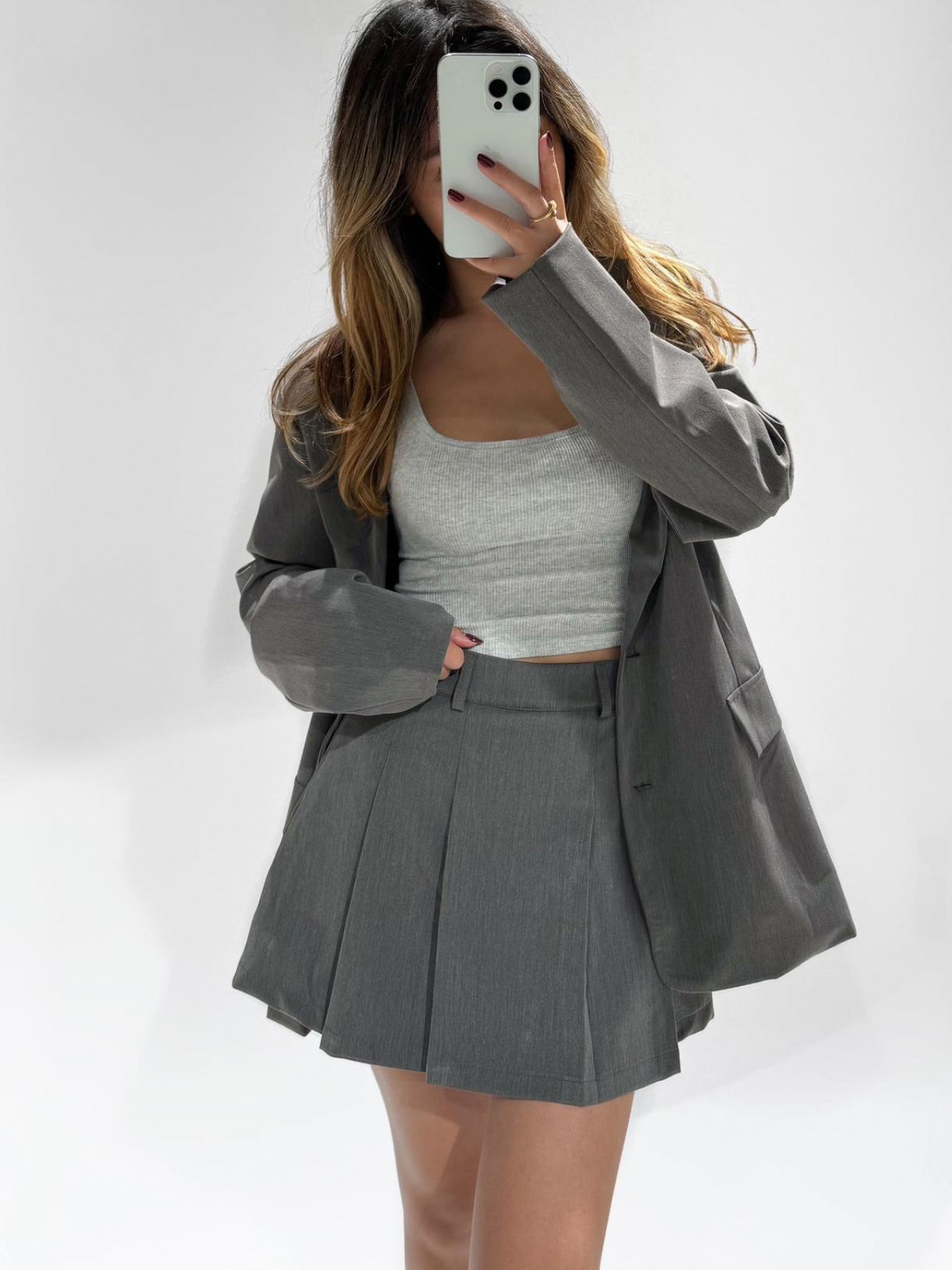 AZELEA SKORT GREY